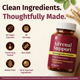 1 Body Adrenal Support Complex ingredients list