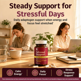 1 Body Adrenal Support Complex with Ashwagandha capsules