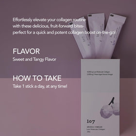 107 Aronia Vinegar Collagen Jelly Stick in a bowl