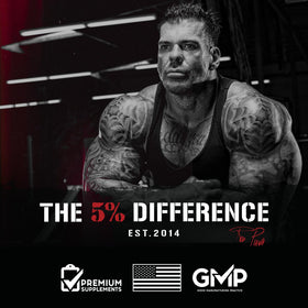 5% Nutrition AllDayYouMay Caffeinated BCAA Powder with fruit punch flavour