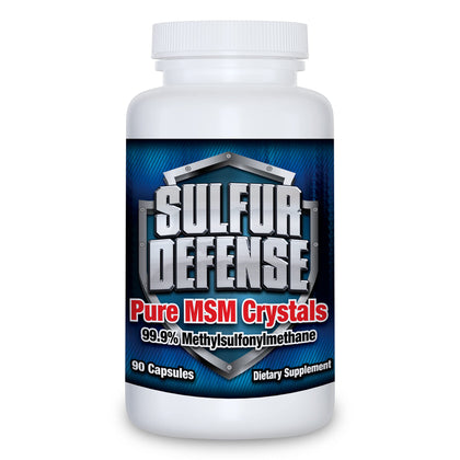 7 Lights Sulfur Defense Opti-MSM 99.9% Pure MSM Capsules front view