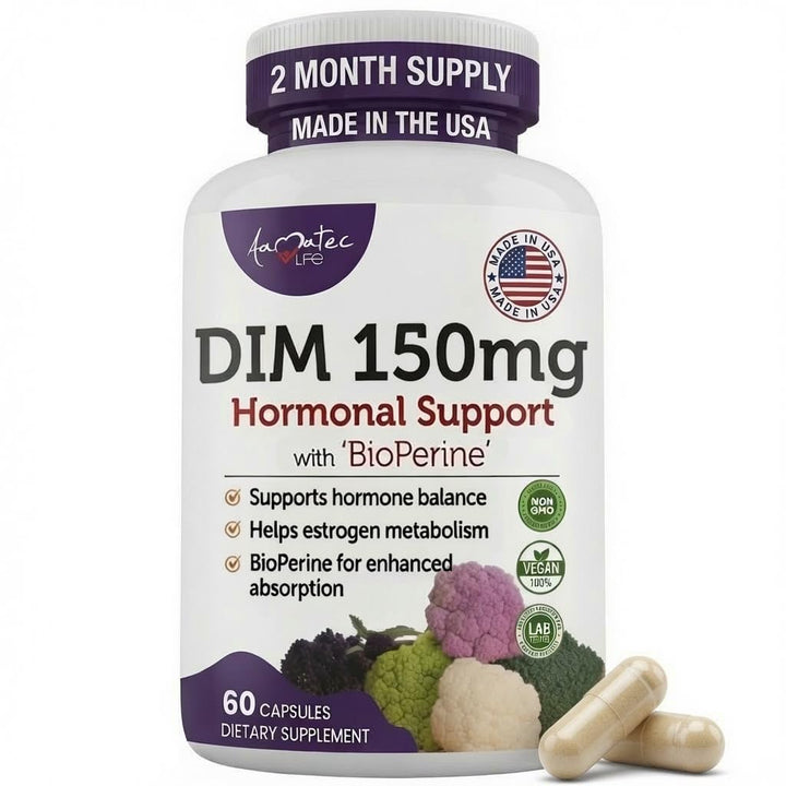 AAMATEC LIFE Women's DIM Complex 150mg capsules front view