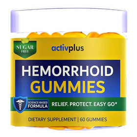 ACTIV PLUS Hemorrhoid Support Gummies front view packaging