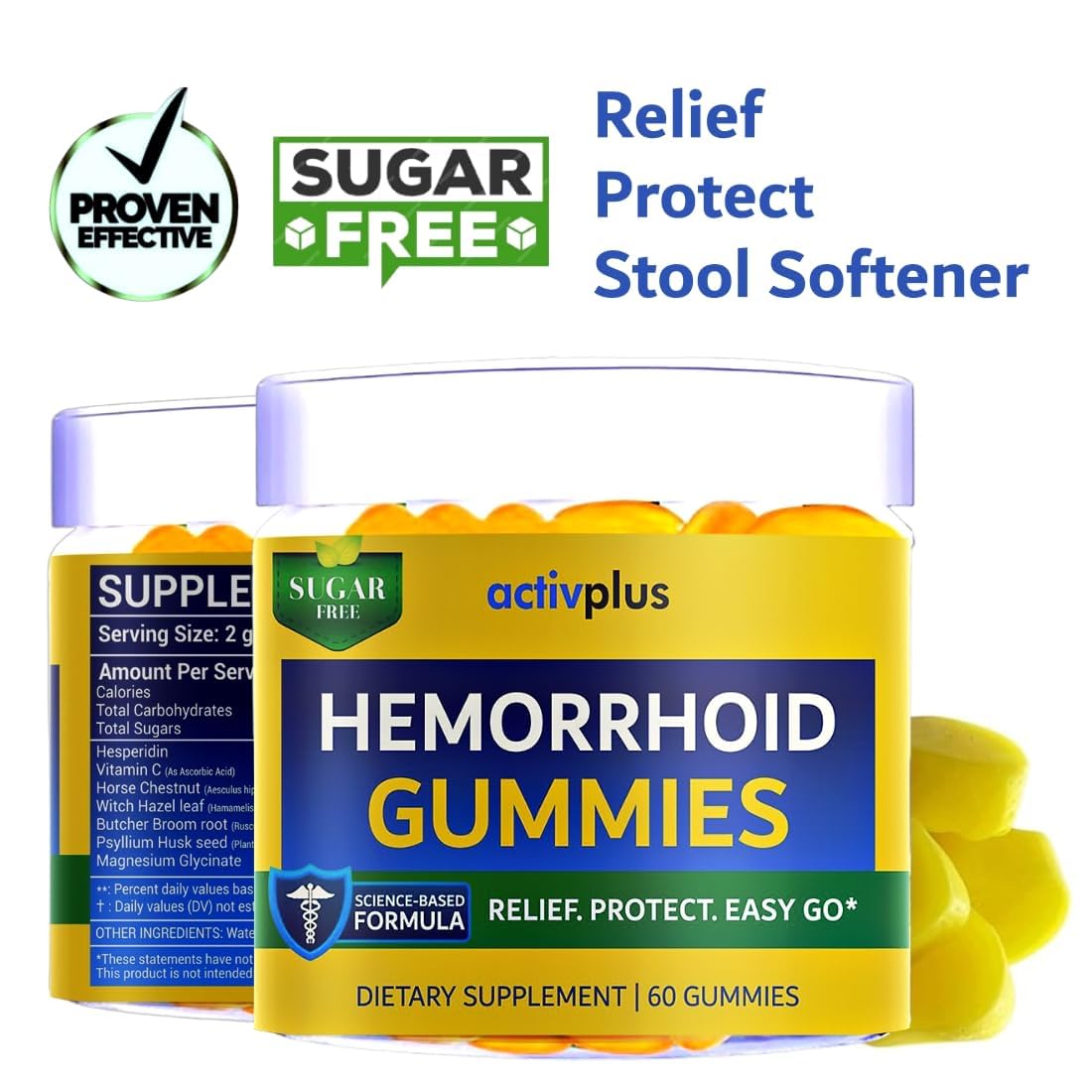 ACTIV PLUS Hemorrhoid Support Gummies ingredients list