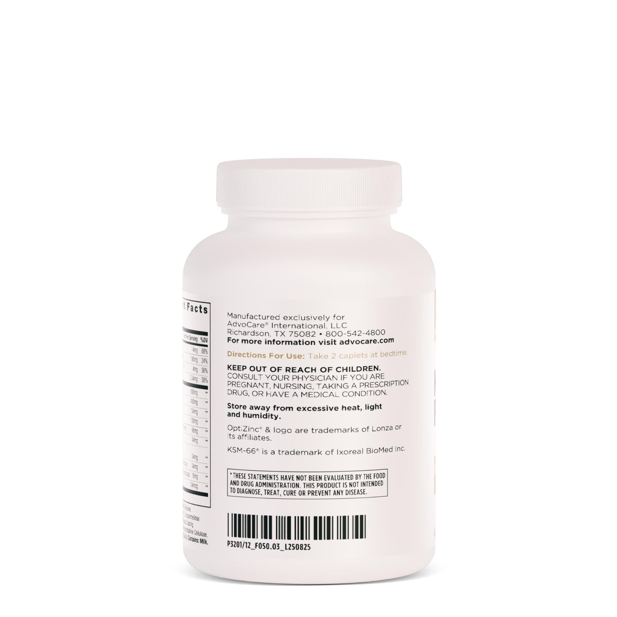 AdvoCare Nighttime use supplement ingredients list