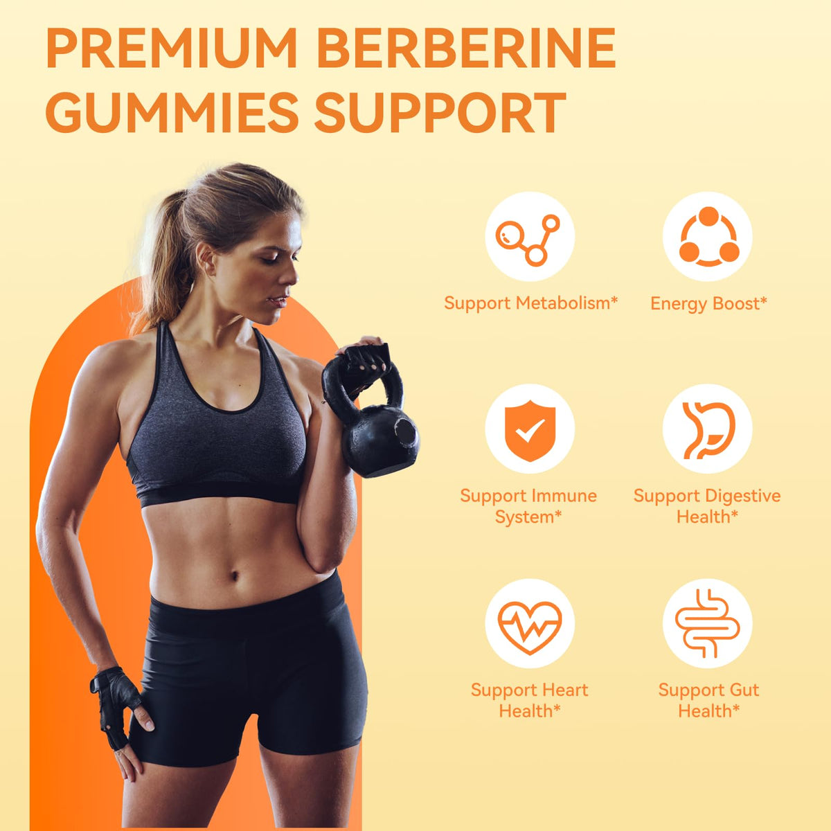 Agumoon Berberine Gummies in a bowl for serving