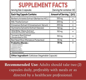 AIKOURA HERBS Berberine Complex 1350mg with herbs background