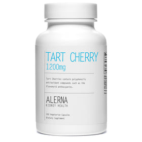 Alerna Kidney Health Tart Cherry Extract 1200 mg supplement bottle front view