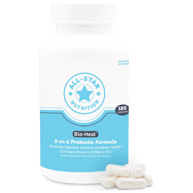 All-Star Nutrition Bio-Heal Probiotic Capsules bottle front view
