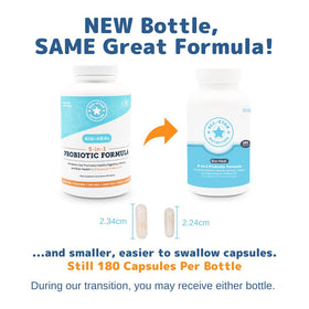 All-Star Nutrition Bio-Heal Probiotic Capsules on a wooden table