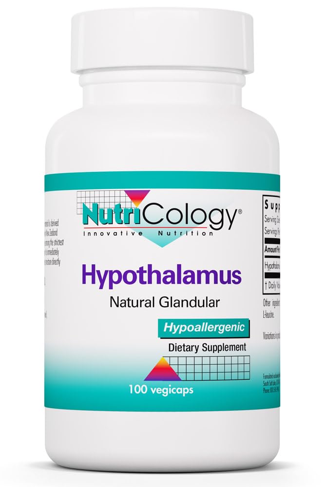 Allergy Research Group Hypothalamus Glandular 500 mg Vegicaps front view