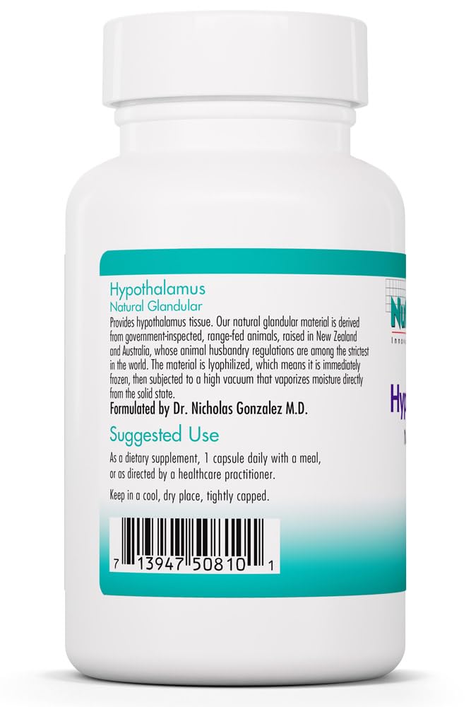 Allergy Research Group Hypothalamus Glandular 500 mg Vegicaps packaging
