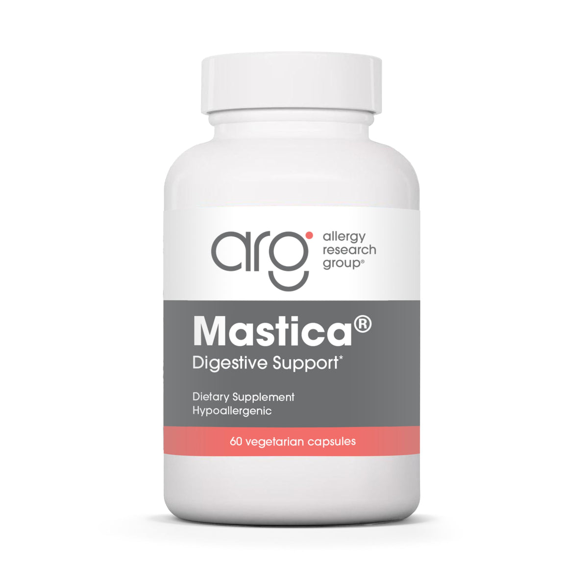 Allergy Research Group Mastica Chios Mastic Gum Resin 60 Capsules front view