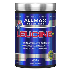 ALLMAX Leucine Powder 5000 mg 400 g front view