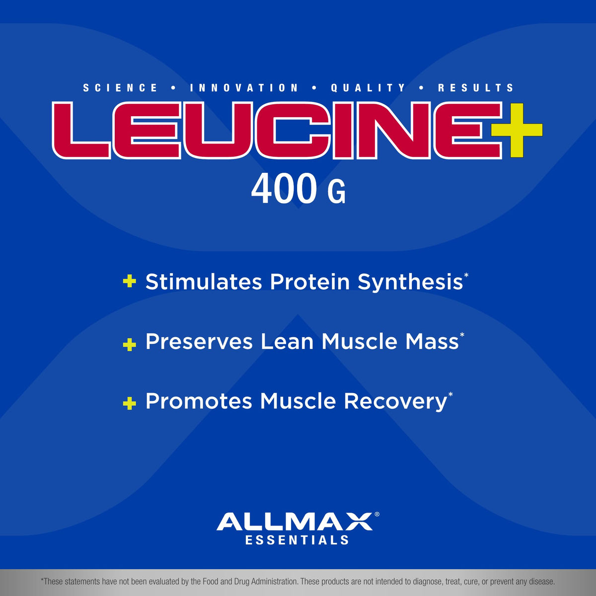 ALLMAX Leucine Powder 5000 mg 400 g scoop