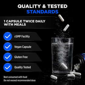 ALLMAX TUDCA Capsules on a wooden table with natural lighting
