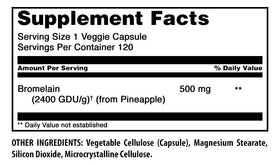 Amazing Nutrition Bromelain Supplement bottle with label details
