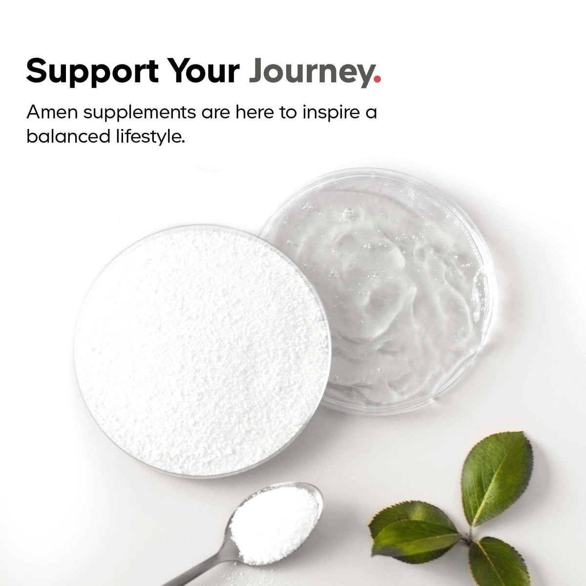 Amen Algal Oil Vegan Omega-3 Supplement serving size information