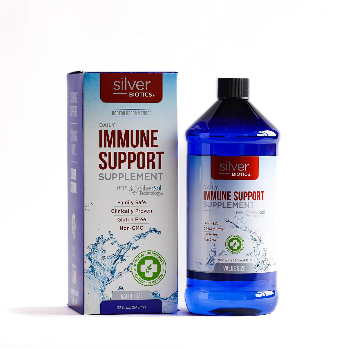 American Biotech Labs Silver Biotics SilverSol 32 Fl Oz ingredients list