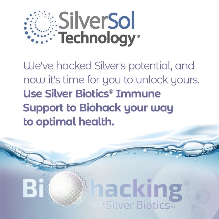American Biotech Labs Silver Biotics SilverSol 32 Fl Oz with measuring cap
