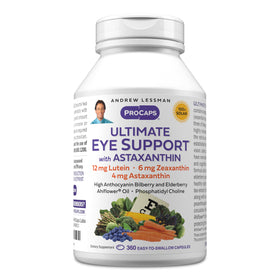 ANDREW LESSMAN Ultimate Eye Support 360 softgels front view