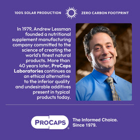 ANDREW LESSMAN Ultimate Eye Support softgels in a hand