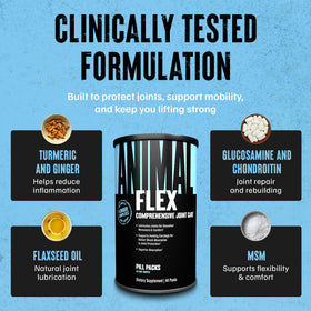 Animal Flex Joint Supplement lifestyle scene with active individuals