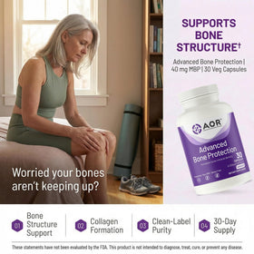 AOR Bone Protection 40mg MBP Capsules back view