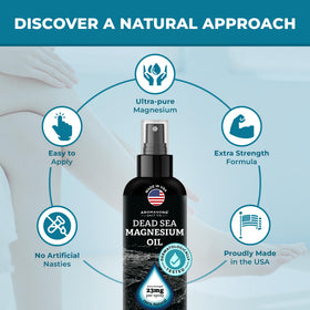 Aromasong Magnesium Spray 8 Oz back view