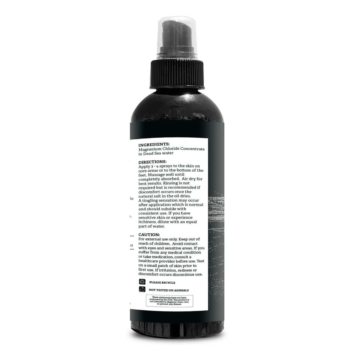Aromasong Magnesium Spray 8 Oz with natural background