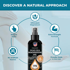 Aromasong Magnesium Spray Grapefruit 8 oz with lavender infusion