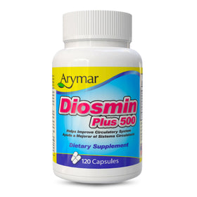Arymar Diosmin Plus 500 supplement bottle front view