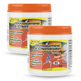 Arymar Glucosamine Chondroitin Powder front view packaging