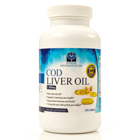 Athelas Neutraceuticals Cod Liver Oil Capsules side view