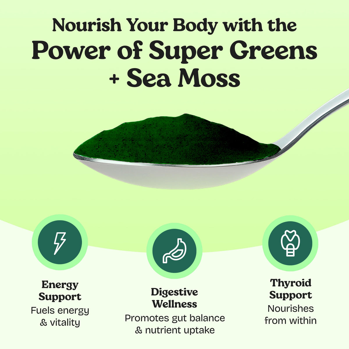 Atlantic Naturals Sea Moss Powder with fruits and vegetables