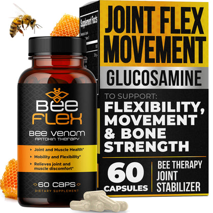 AURA VITAMINS Bee Flex Joint Support 60 Capsules front view