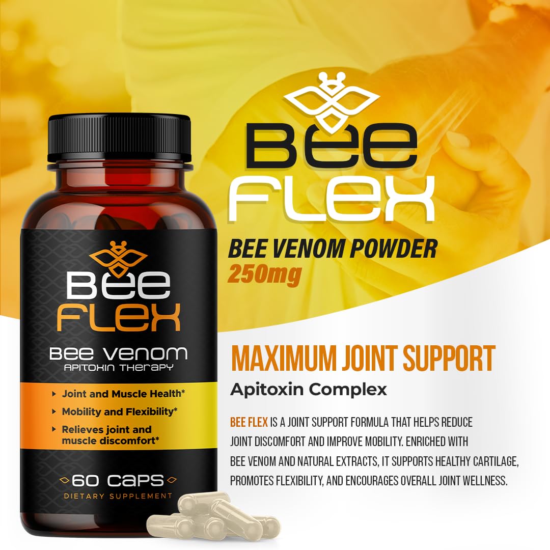 AURA VITAMINS Bee Flex Joint Support 60 Capsules side view