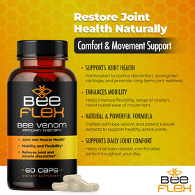 AURA VITAMINS Bee Flex Joint Support capsules close-up