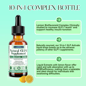 AuraraNeNourish GLP-1 Oral Solution Drops with lemon flavour