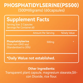 Babivek Phosphatidylserine 500mg capsules close-up