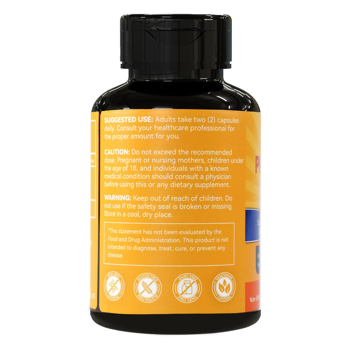 Babivek Phosphatidylserine 500mg capsules in a hand