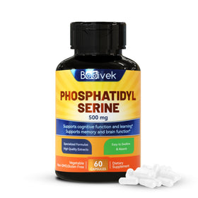 Babivek Phosphatidylserine 500mg supplement bottle front view