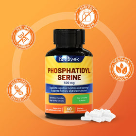 Babivek Phosphatidylserine 500mg supplement label details
