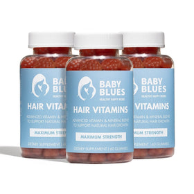 Baby Blues Postpartum Hair Loss Vitamins Gummies front view