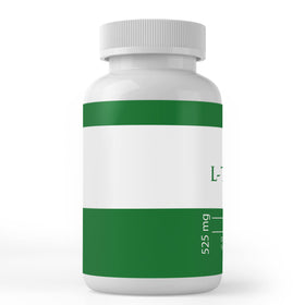 Back view of PURE ORIGINAL INGREDIENTS L-Threonine Capsules bottle
