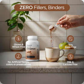 Balancebreens Organic Ceylon Cinnamon 1200mg supplement capsule close-up