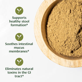 Banyan Botanicals Organic Bilva Powder ½ lb package back view
