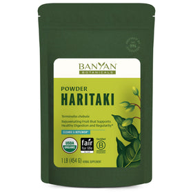 Banyan Botanicals Organic Haritaki Powder 1lb front view