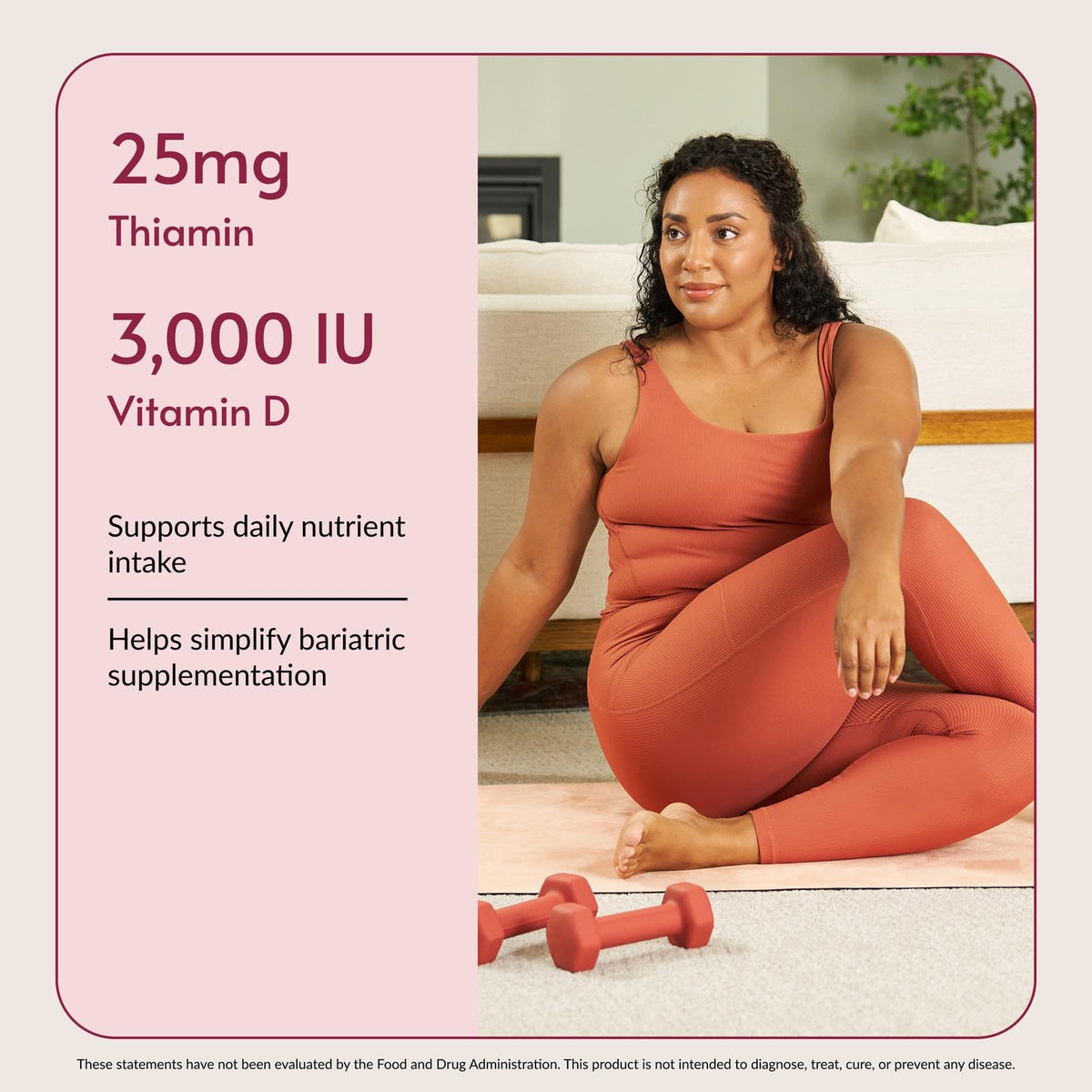 Bariatric Advantage Ultra Solo Without Iron capsules in hand