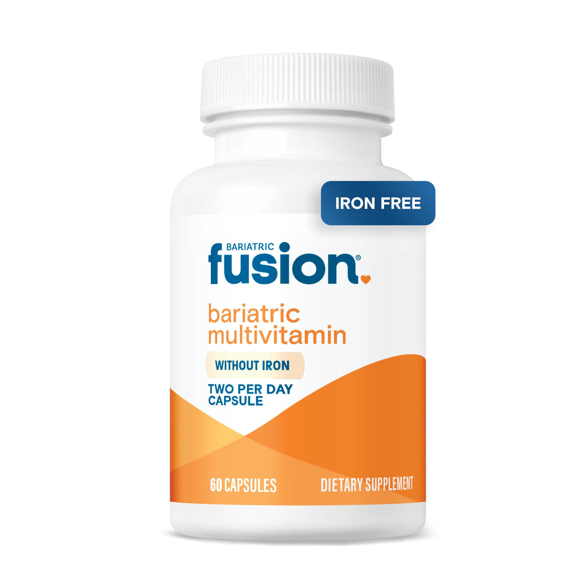Bariatric Fusion Bariatric Multivitamin Without Iron 60 Capsules front view